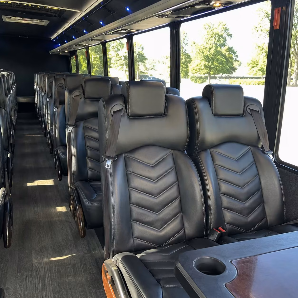 35 passenger minibus interior