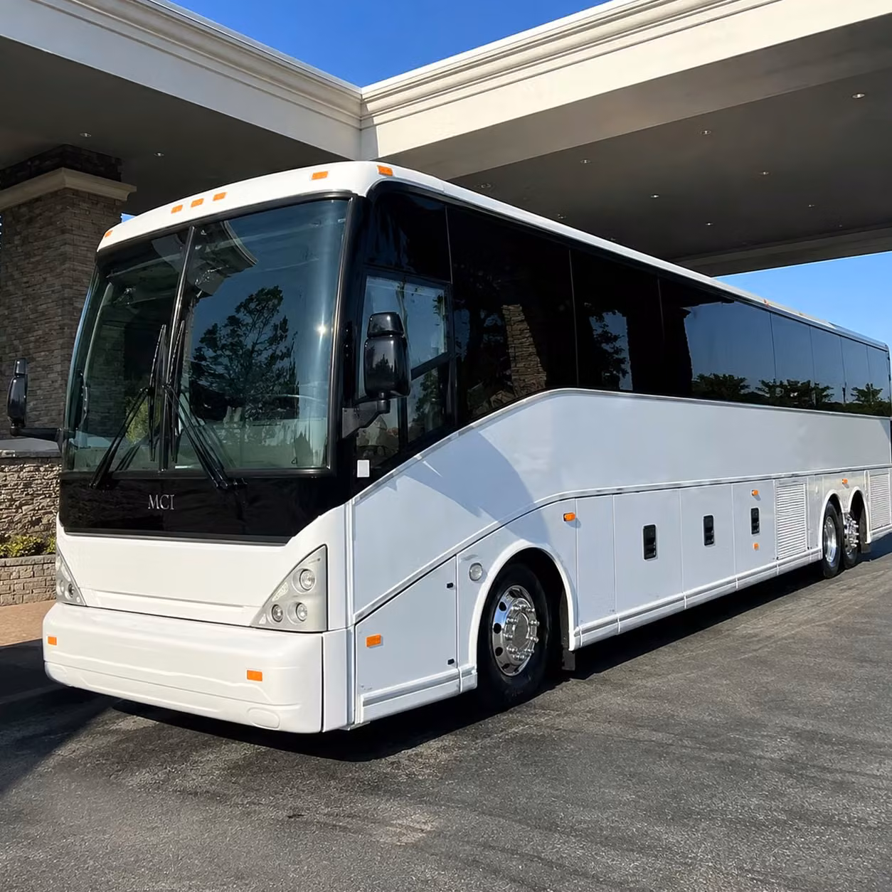 56 passenger charter bus