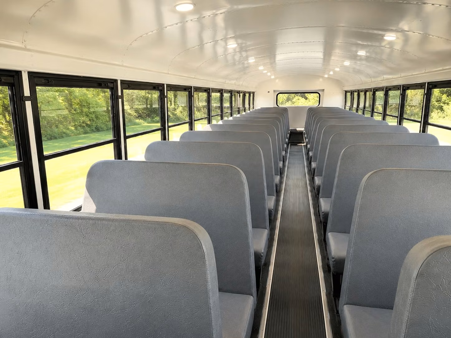 school bus interior